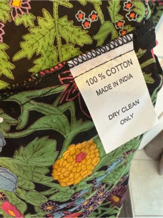 Mille Astrid Midi Dress Botanica Floral Tiered | L - Picture 5 of 5